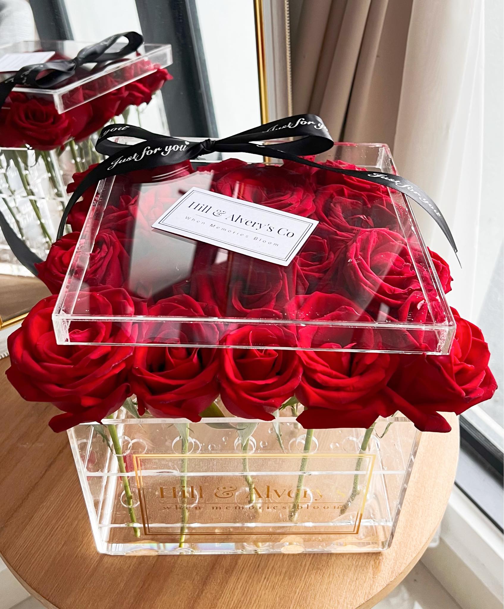 Red Roses in Acrylic Series (medium)